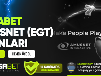 Sosabet Amusnet (EGT) Oyunları