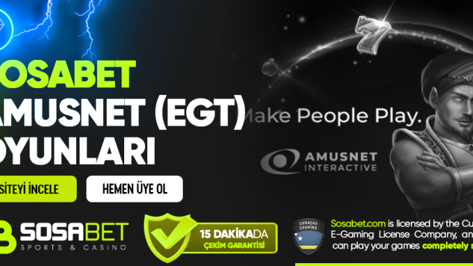 Sosabet Amusnet (EGT) Oyunları