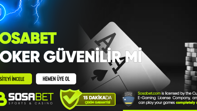 Sosabet Poker Güvenilir Mi