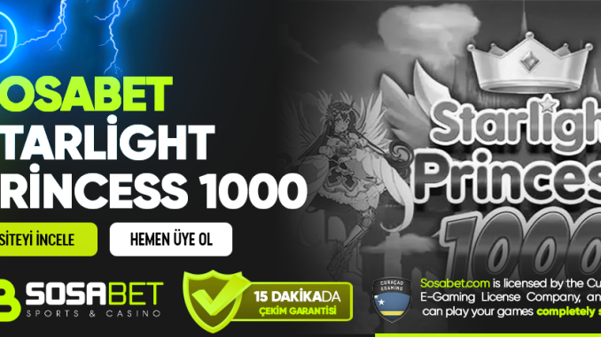 Sosabet Starlight Princess 1000