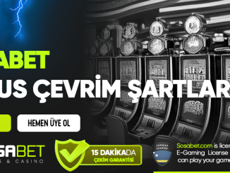 Sosabet Bonus Çevrim Şartları